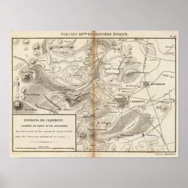 Environs de Clermont Poster (Framsidan)
