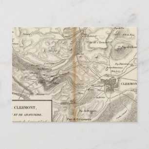 Environs de Clermont Vykort