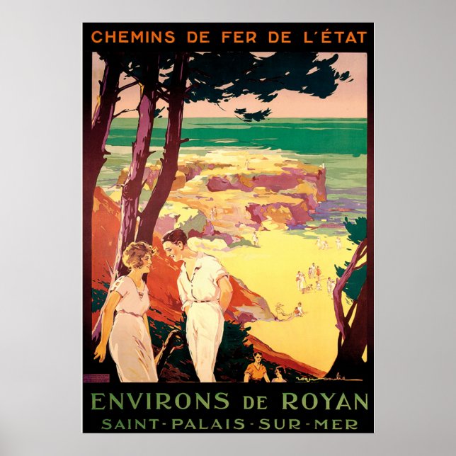 ENVIRONS DE ROYAN POSTER (Framsidan)