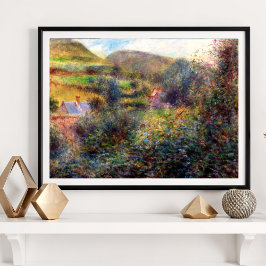 Environs of Berneval, Auguste Renoir Poster
