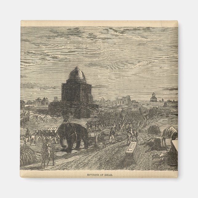 Environs of Delhi, 1857 Magnet (Framsidan)