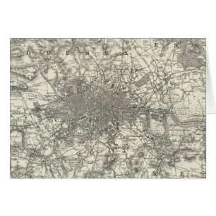 Environs of London Hälsningskort