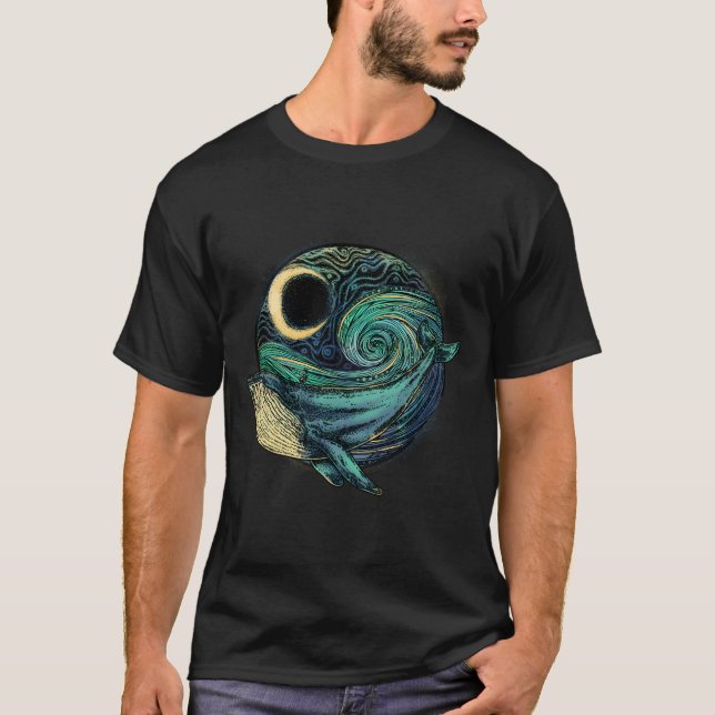 Environtalism Humpback Whale For Conservation T Shirt (Framsida)