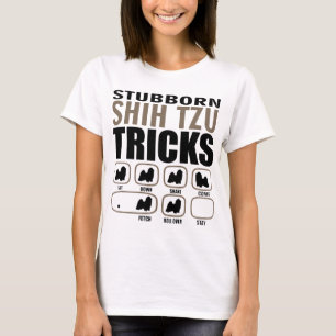 envis shih tzu tricks hundar t shirt