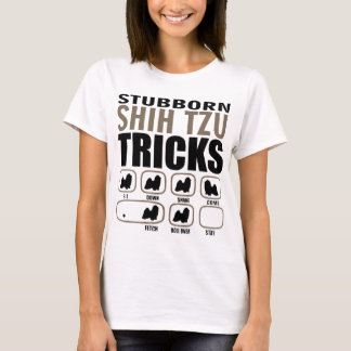 envis shih tzu tricks hundar t shirt