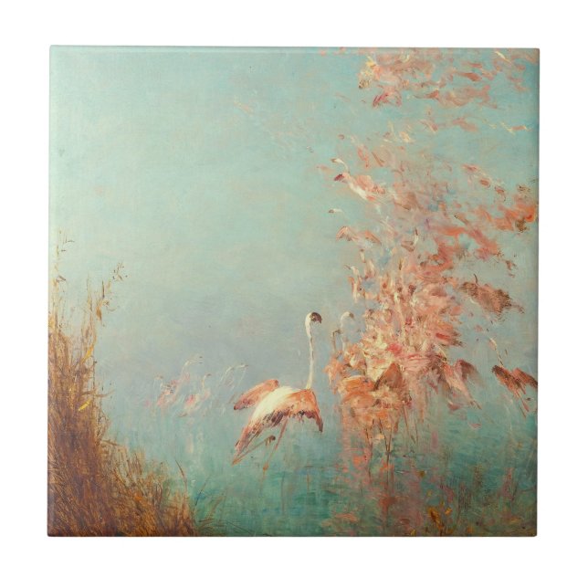 Envol De Flamants Ro, Étang De Vaccarès Kakelplatta (Framsidan)