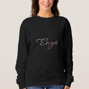 Enya Girl's Namn First Namn Woman Rosa Gift Fashio T Shirt