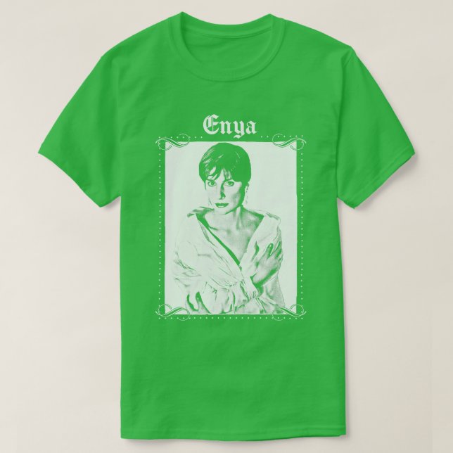 Enya Retro Aesthetic Design T Shirt (Design framsida)