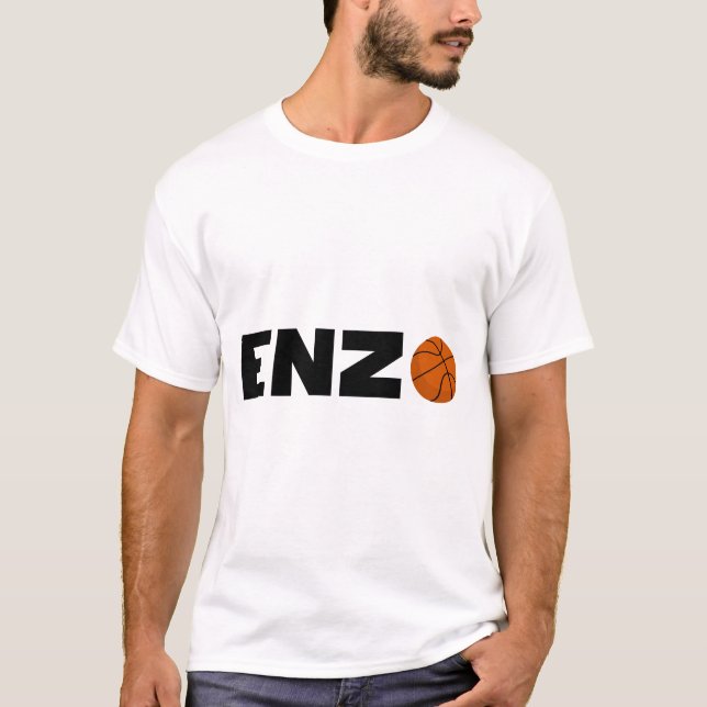 Enzo Basketball T Shirt (Framsida)