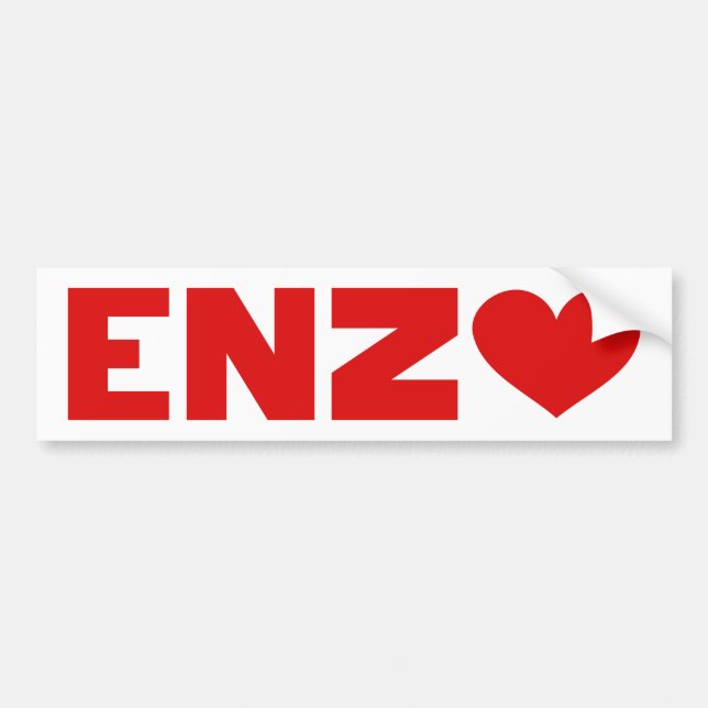 Enzo Kärlek Bildekal (Framsidan)