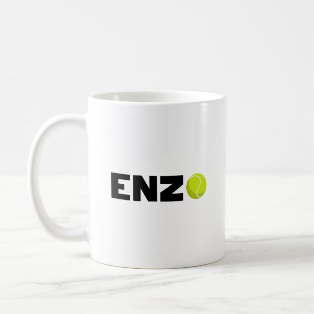 Enzo Tennis Kaffemugg (Vänster)