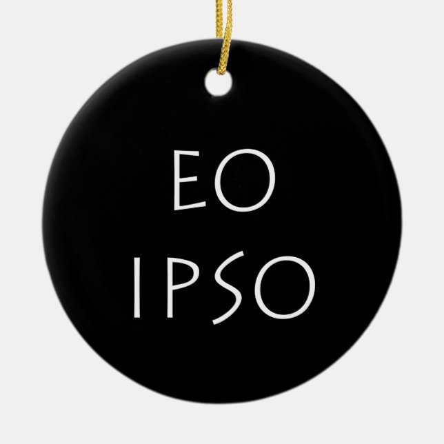 Eo Ipso Julgransprydnad Keramik (Framsidan)