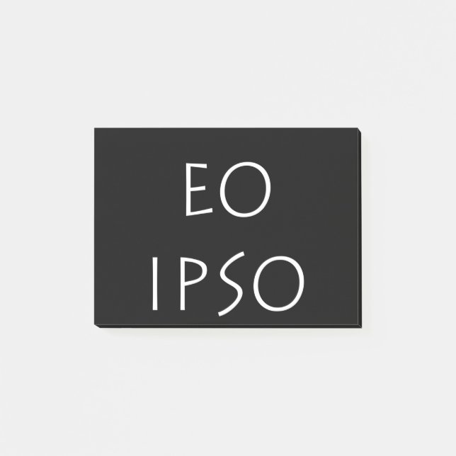 Eo Ipso Post-it Block (Framsida)