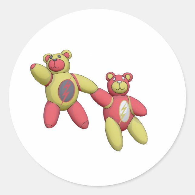 EoBeary Runt Klistermärke (Framsida)