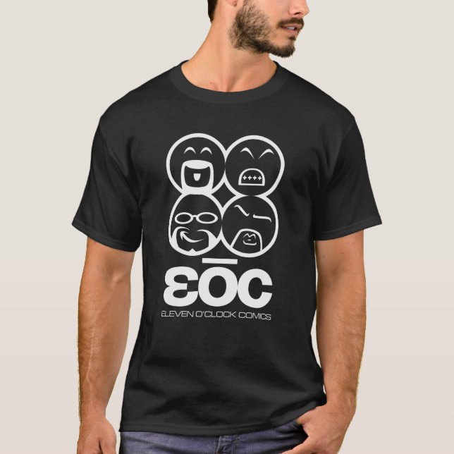 EOC-mörk en färg [ansikten] Tee Shirt (Framsida)