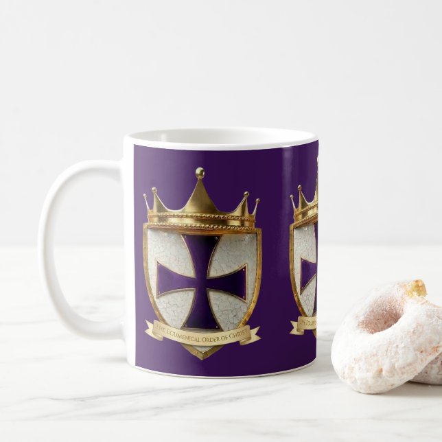 EOC Präst Crest design kaffemugge / kopp (Med munk)