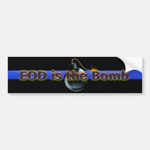 EOD är bombardera Bildekal
