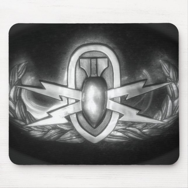 EOD Badge Mousepad Musmatta (Framsidan)