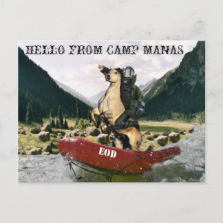 EOD Camp Manas vykort