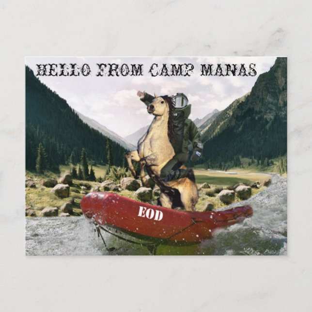 EOD Camp Manas vykort (Framsida)