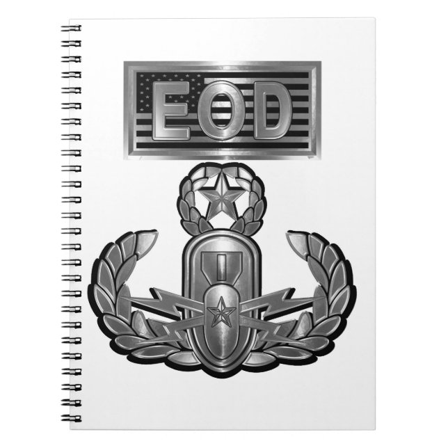 EOD Explosiv Ordning Bortskaffande Anteckningsbok (Framsidan)