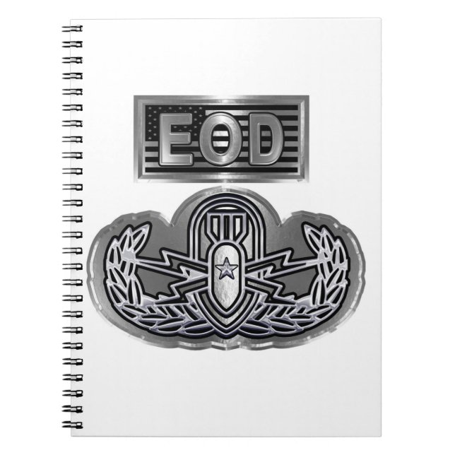 EOD Explosiv Ordning Disposition  Anteckningsbok (Framsidan)