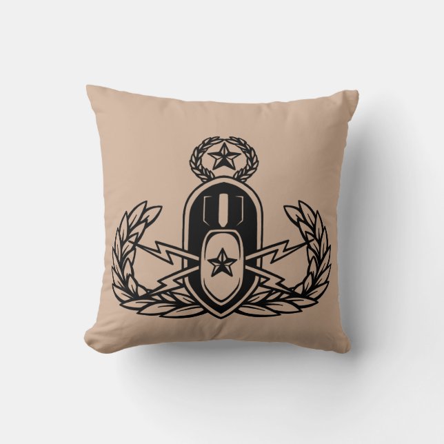 EOD (explosivt Ordnanceförfogande) styr emblem Kudde (Framsida)