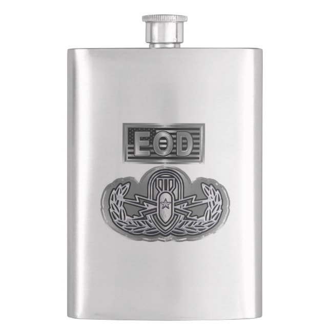 EOD-flaska Fickplunta (Framsidan)