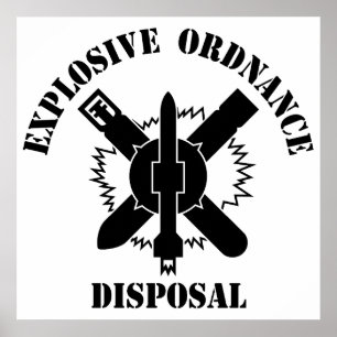 EOD-logotyp Poster