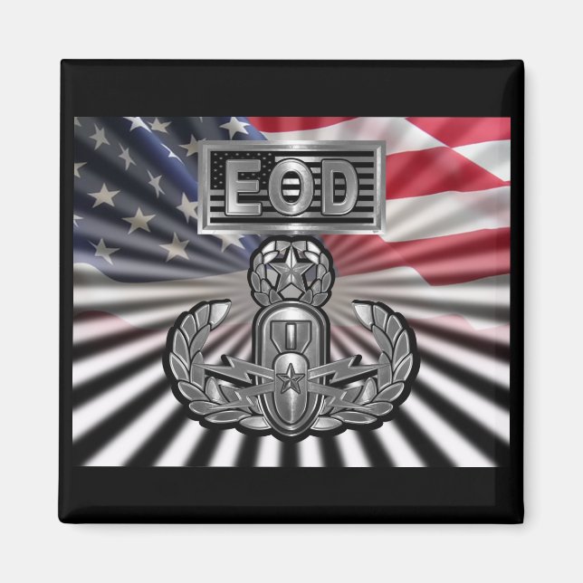 "EOD Master Blaster", minneshögtid Magnet (Framsidan)