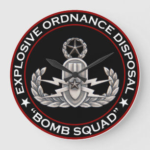 EOD Master "Bomb Squad" Stor Klocka