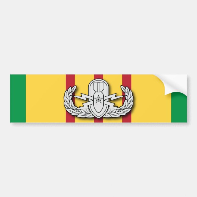 Eod-pensionär Vietnam Bildekal (Framsidan)