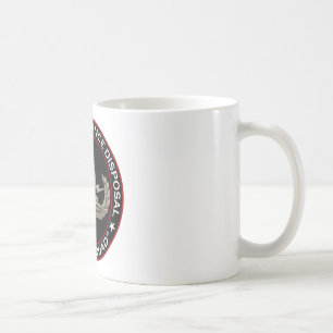 Eod-pensionären "bombarderar squaden ", kaffemugg
