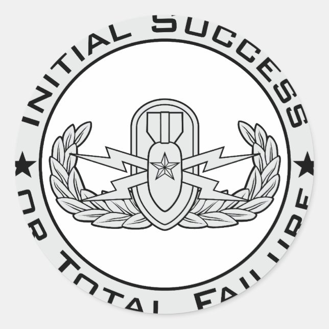 EOD Senior ISoTF Runt Klistermärke (Framsida)