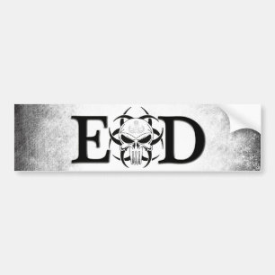Eod-skalle med krabbagrunge bildekal