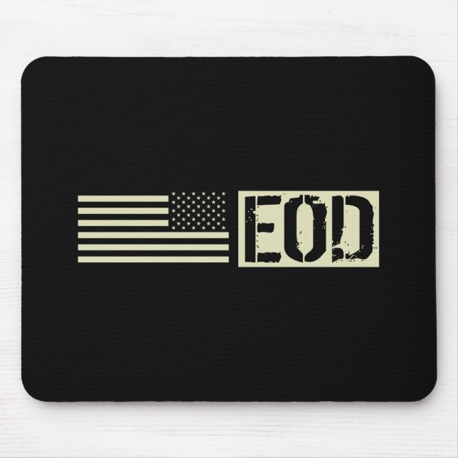 EOD - Svart flagga Musmatta (Framsidan)