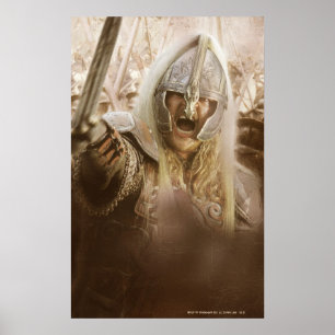 Eomer med Helmet Poster