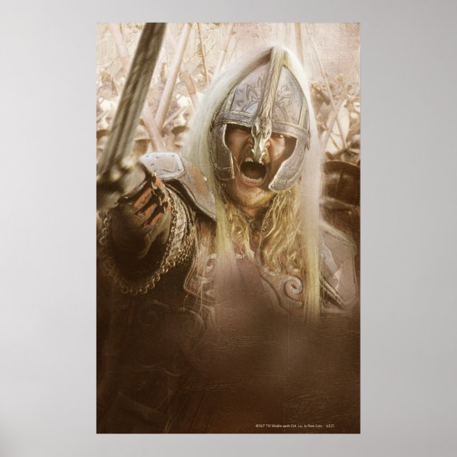 Eomer med Helmet Poster (Framsidan)