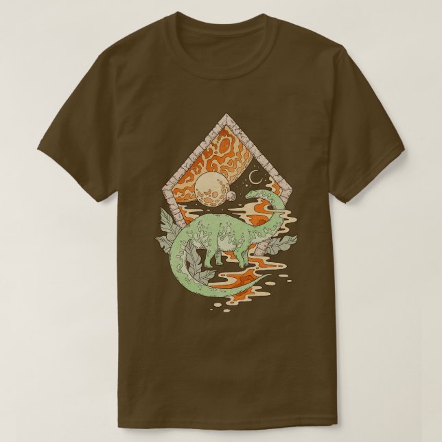 Eon Archway Apatosaurus Dinosaur Science fiction T Shirt (Design framsida)