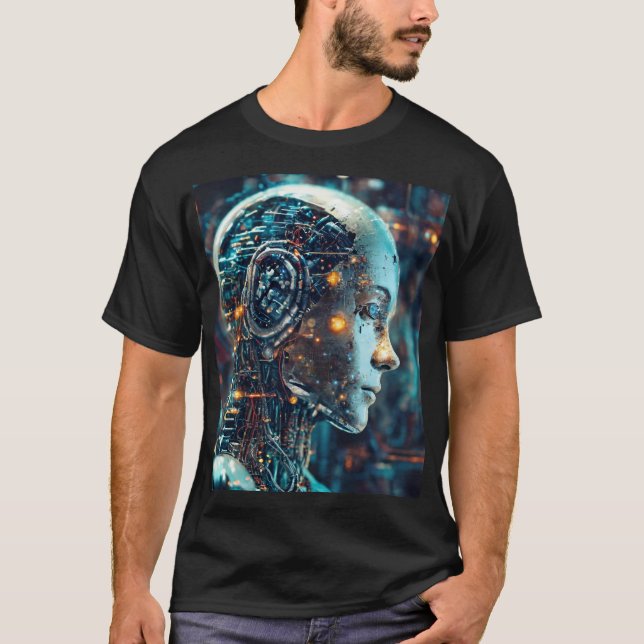 Eon: Bridging Life and Artificial Intelligence T Shirt (Framsida)