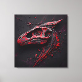 Eons in Crimson Charcol - the Genius of the AI Canvastryck