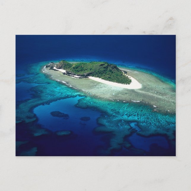 Eori Island, Mamanuca Islands, Fiji - flyg Vykort (Framsida)