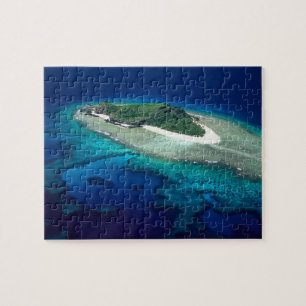 Eori Island, Mamanucaöarna, Fiji - flygbild Pussel
