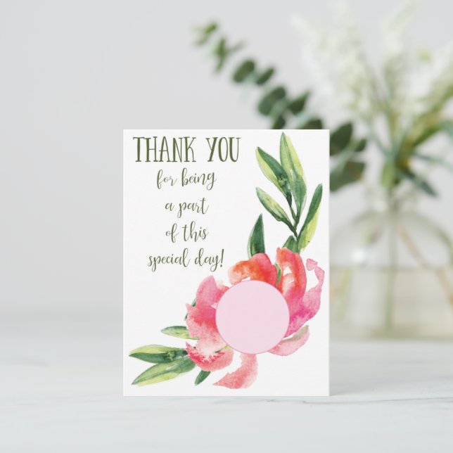 EOS-förmånskort för läppbalkamera Tack Kort (Stående Fram)