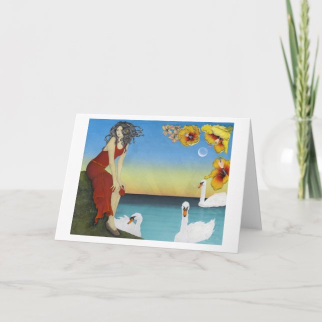 Eos och den västra vinden kort (Framsida)