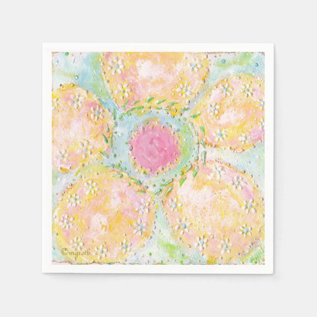 ’Eos’ Pastel Party Napkins Pappersservett (Framsidan)