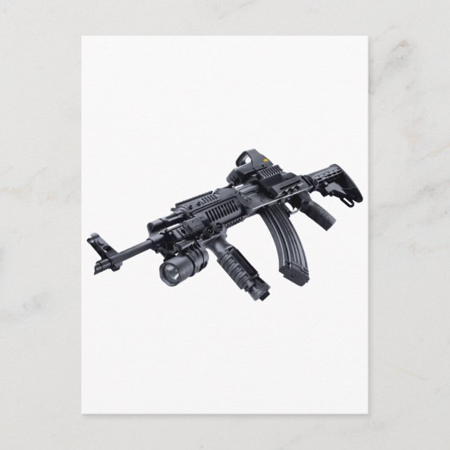 EOTech Sighted TAtical AK-47 Assault Rifle Vykort (Framsida)