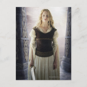 Eowyn med svärd vykort