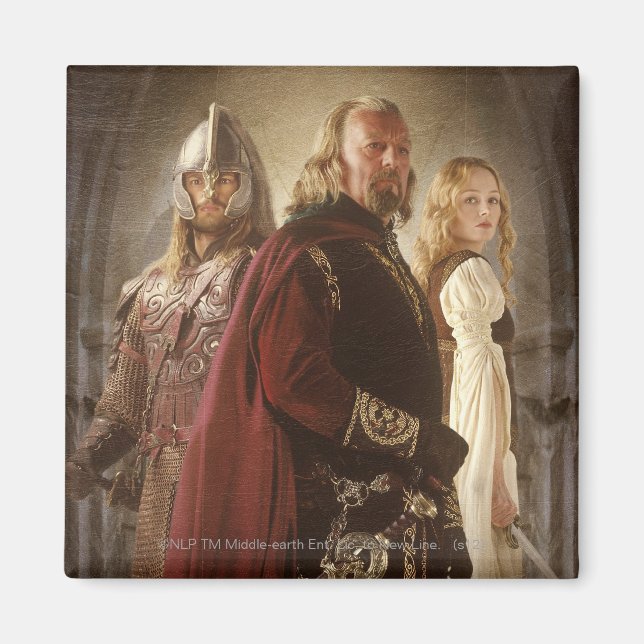 Eowyn och Theoden Magnet (Framsidan)