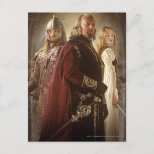 Eowyn och Theoden Vykort